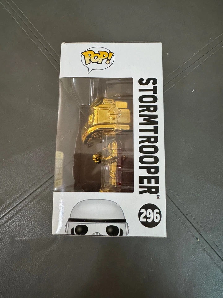 Funko Pop Stormtrooper Dorado Cromo Star Wars Foto 2 de 3