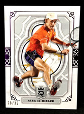 Alex De Minaur 2024 Topps Royalty Tennis PURPLE /35 #18 SP