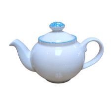 Topaz Dapple Edge Teapot 42.5cl 15oz With Lid S13098 Catering Crockery