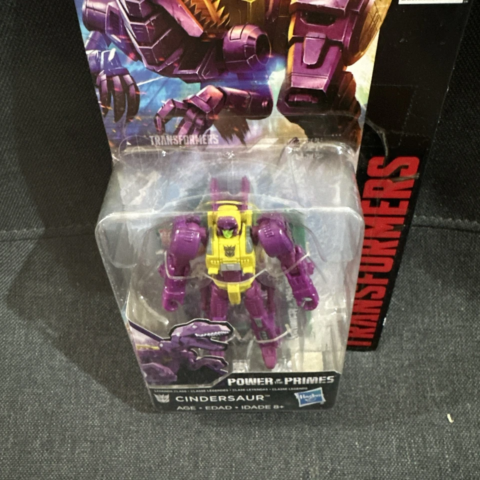 Transformers Hasbro Power of Primes Legends Class Cindersaur! - Image 3 of 4