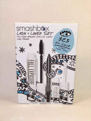 Smashbox Drawn In Decked Out Lash + Liner Set -Mascara, Liner & Lash Primer