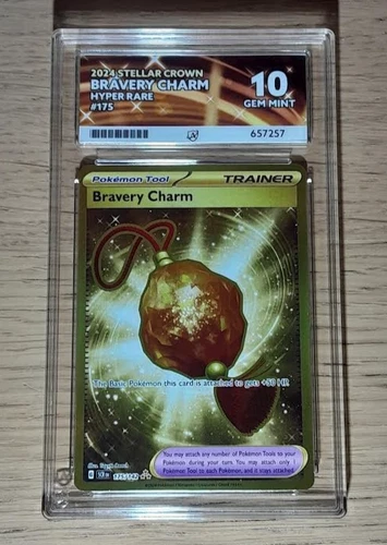 Bravery Charm 175/142 -Stellar Crown- GEM MINT ACE 10! 💎