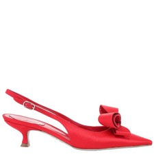 Rene Caovilla Red Jeweled Arabella 50 Slingback Pumps Size 36 US 6