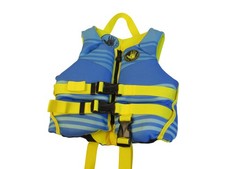 Body Glove Life Jacket Vest Child 30-50 Lb Type III PFD Blue Yellow USCG Boat
