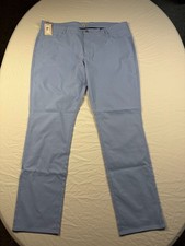 Peter Millar Pants Mens 40x34 EB66 Blue Fade Golf Performance 5 Pocket Chino NWT