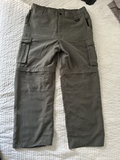 Boy Scouts of America Pants Men s Medium Green Switchback Uniform Convertible