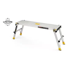 4 Ft. X 12 In. X 20 In. Aluminum Slim-Fold Work Platform, 300 Lbs. Load Capacity