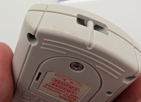 Sega Dreamcast HKT-7000 White Visual Memory Gray VMU - Tested and Works