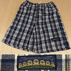 Vintage 90s y2k Skater Plaid Shorts Workshop Aliens ufo XL men's baggy baja