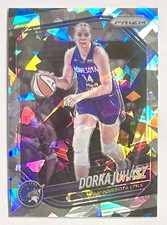 2025 Prizm Dorka Juhász Silver Cracked Ice Prizm Refractor SP #109 Lynx WNBA