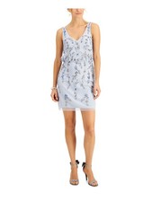 PAPELL STUDIO Womens Sleeveless Above The Knee Party Sheath Dress
