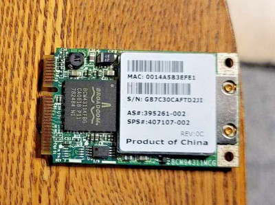 Broadcom Wireless WLAN-Karte BCM94311MCG, SPS# 407107-002