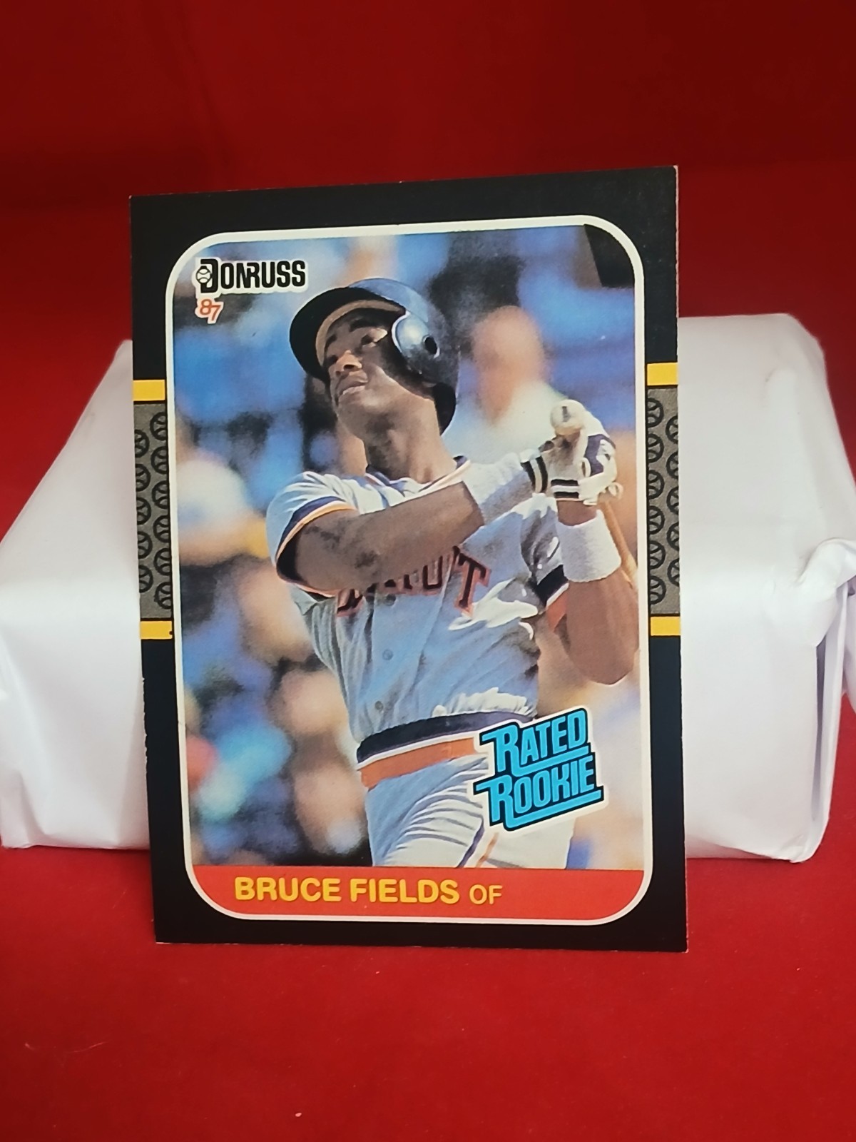 1987 Donruss Bruce Fields #47 Rated Rookie
