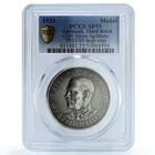 Germany Third Reich Our Future PREUSS C-30 SP 55 PCGS silver medal 1933