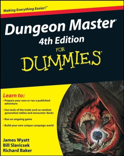 Dungeon Master For Dummies by Bill Slavicsek (Paperback Book)