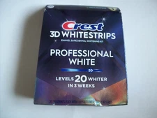 CREST 3D Level 20 Whitestrips Professional White 40 Strips Exp. 2027 NEW