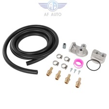 Remote Oil Filter Single Filter 34-16 In Thread Adapter 10 Ft Hose 34