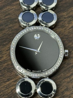 MOVADO Ono Quartz Diamond White Mother of Pearl Dial Ladies  display picture 2