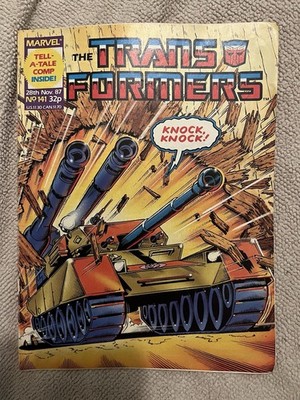 UK Marvel: The Transformers Comic No# 141 November 28th 1987 FN