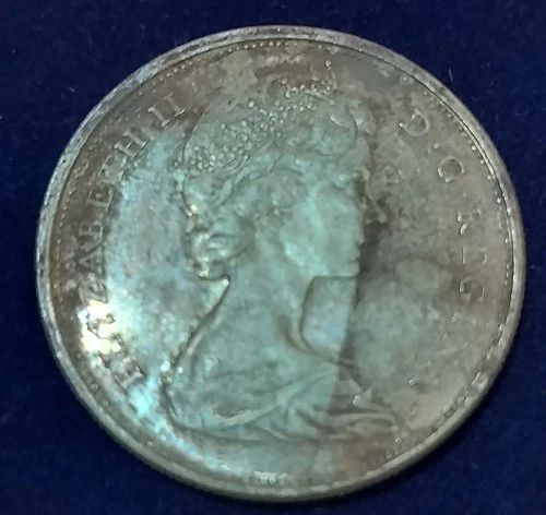 Canada 1967 50 Cent_ 80 percent _Silver Centennial Wolf Coin Queen Elizabeth II