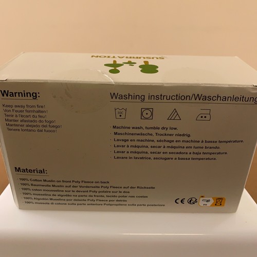 Bavaglini Susurration Baby Taglia 0-36 Mesi Multicolore Mussola Droling Confezione da 6 Nuovi con etichette - Foto 4 di 7