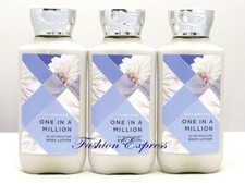 BATH  BODY WORKS ONE IN A MILLION BODY LOTION 8 FL OZ LOT OF 3 PCS 