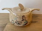 Vintage Red Wing Pottery Bob White Quail 2 QT Casserole Pot & Lid MADE IN USA