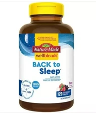 Nature Made Wellblends Back To Sleep 120 Fast Dissolve Tablets 