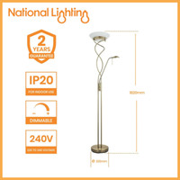 LOOPS Floor Lamp Mother and Child Double Dimmer for Living Room 180cm