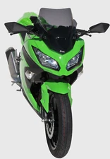 Ermax 070354085 Aeromax Motorcycle Wind Screen - Grey NINJA 300 2013-2016