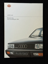 Audi AG Bericht über das Geschäftsjahr 1984 Pressemappe Information (NEU) A42