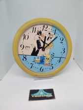 Horloge JAPY Titi Et Grosminet - Warner Bros 1984 Abîmée Fonctionnelle