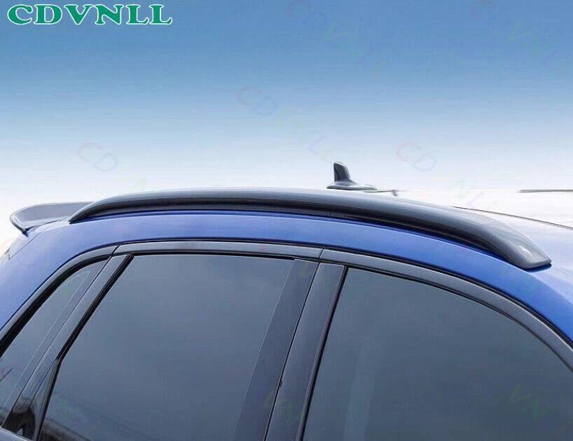 Portaequipajes barra transversal de techo de aluminio negro para Audi Q3 Quattro 2019-2024 Foto 4 de 4