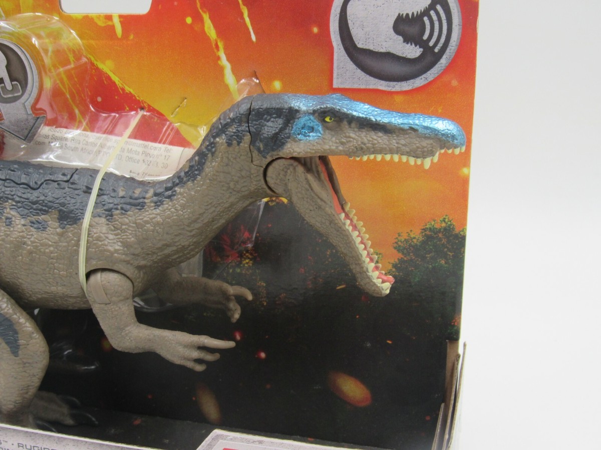 Figurine Jurassic World Roarivores Baryonyx Mattel 29 Cm - Occasion Bon état