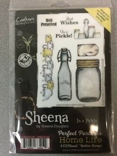Sheena Douglass - Perfect Partners - 8 EZ Mount Rubber Stamps In a Pickle New