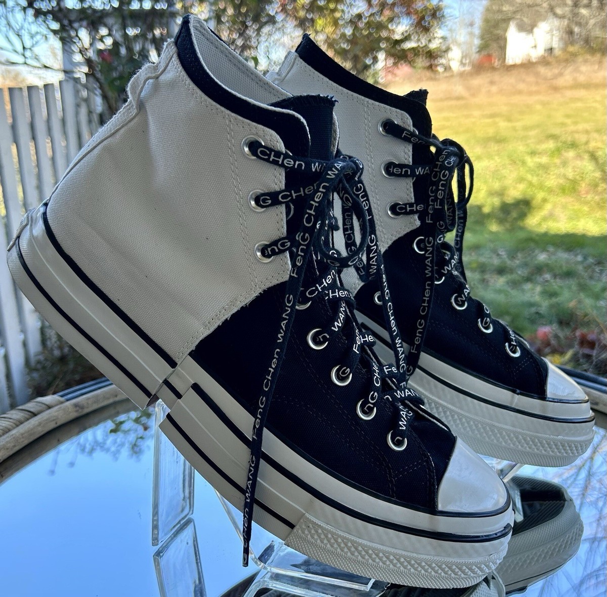 Feng Chen Wang×Converseコラボ ハイカットスニーカー Converse X Feng Chen Wang Hi Concept 2-In 1 Chuck 70's Authentic
