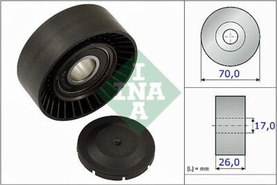 INA 531 0891 10 Spannrolle, Keilrippenriemen für LOTUS TOYOTA
