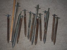 Große Zelthäringe, f THW, DRk und Militär-Zelte