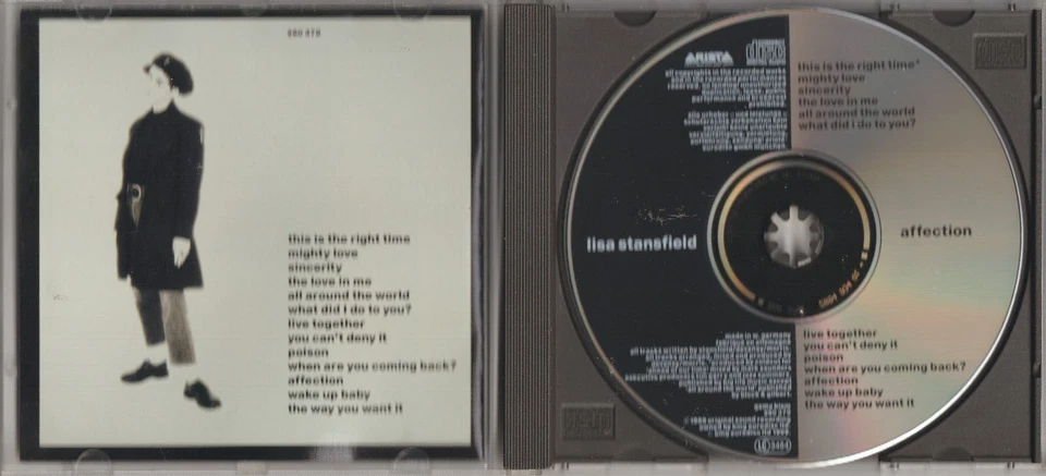 CD Lisa Stansfield - Affection (1989) 13 Track Album - Bild 3 von 3
