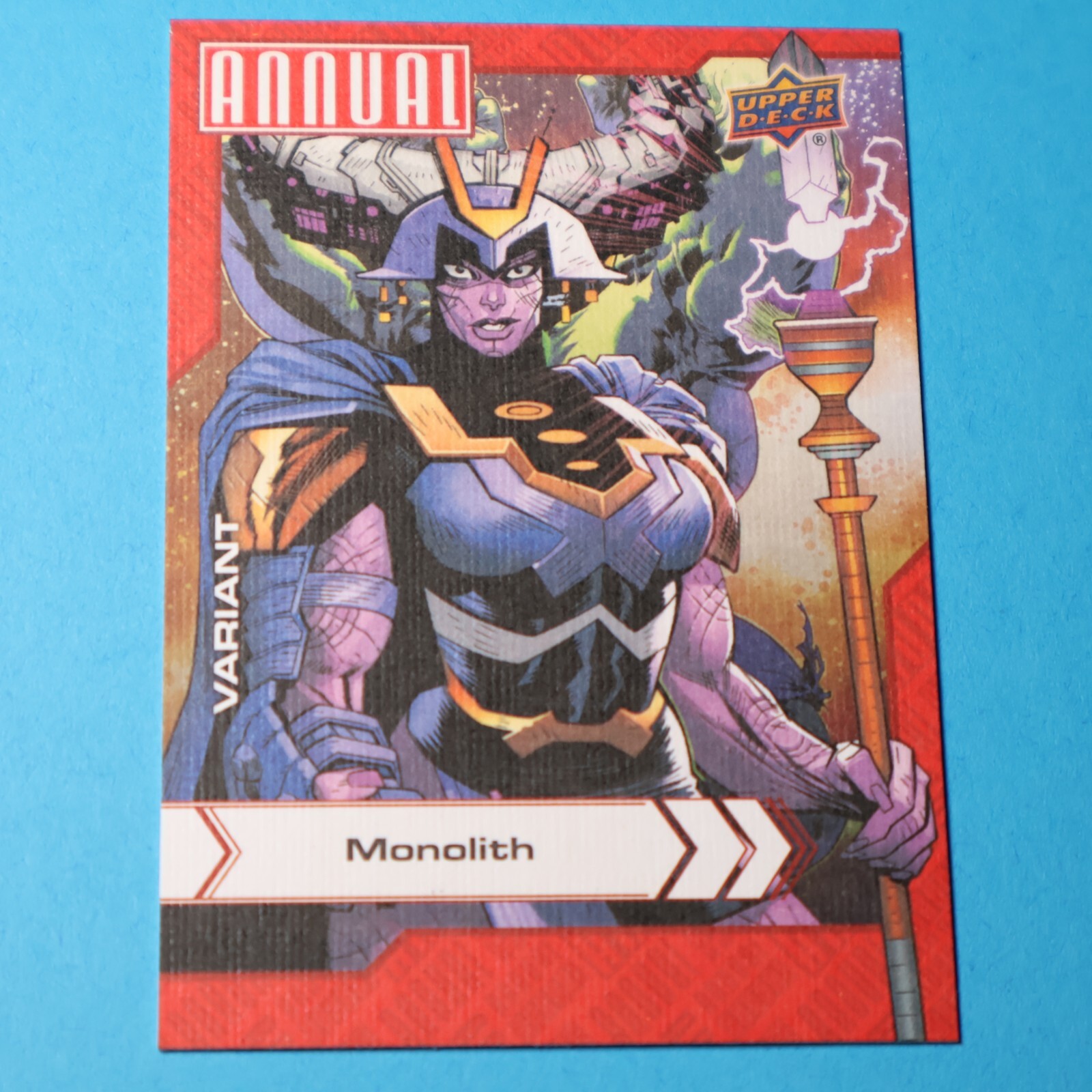 2022-23 Upper Deck Marvel Annual #60 Monolith Canvas Variant