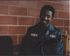 MAMOUDOU ATHIE SIGNED AUTHENTIC 'PATTI CAKE$' 8X10 PHOTO 1 w/COA ACTOR PROOF 