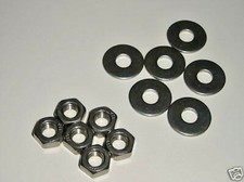 CLASSIC ROVER AUSTIN MINI STAINLESS STEEL BUMPER FITTING KIT IMPERIAL NUTS