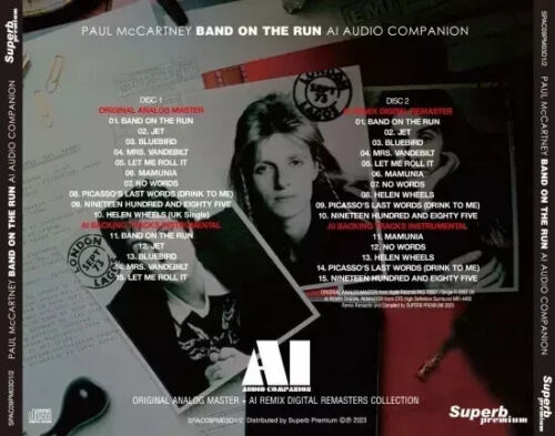 PAUL McCARTNEY / AI - AUDIO COMPANION ORIGINAL ANALOG MASTER + AI REMIX 8CD - Imagen 5 de 9