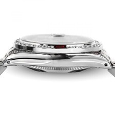 Womens Rolex Datejust 31 mm Pink String Dial with Ruby & Diamonds Steel Watch 4