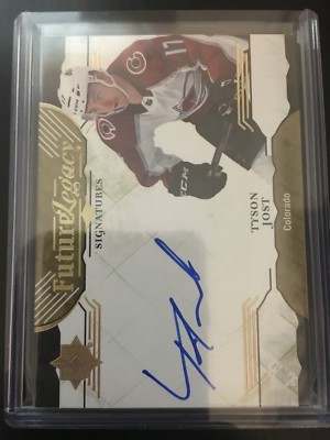 2017-18 Ultimate Collection TYSON JOST Future Legacy Signatures ...