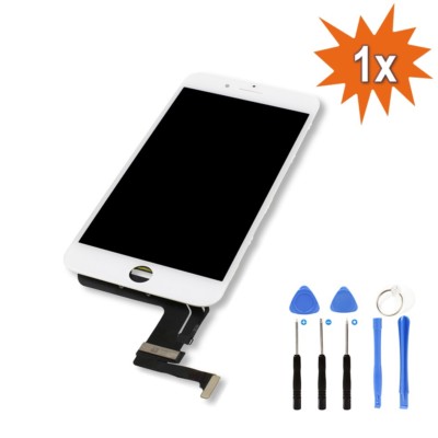 Ersatzdisplay für iPhone 7 mit RETINA LCD Glas Scheibe Front Weiß White Weiss