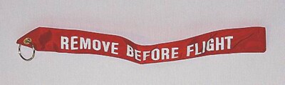 AeroPhoenix Nylon Remove Before Flight Banner - 17'' x 2''