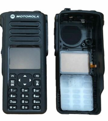Alloggiamento Anteriore Di Ricambio Nero PMLN7425A Per Motorola XPR7550e UHF (solo Plastica)