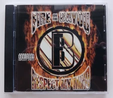 FIRE ON THE BAYOU - RESPECT MY MIND - CD - 1998 - COMPILATION - RARE - VG+