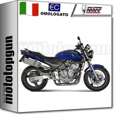 MIVV SCARICO OMOLOGATO OVAL ACCIAIO INOX HONDA HORNET 600 2001 01 2002 02